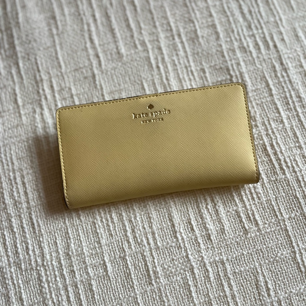 Kate Spade yellow wallet